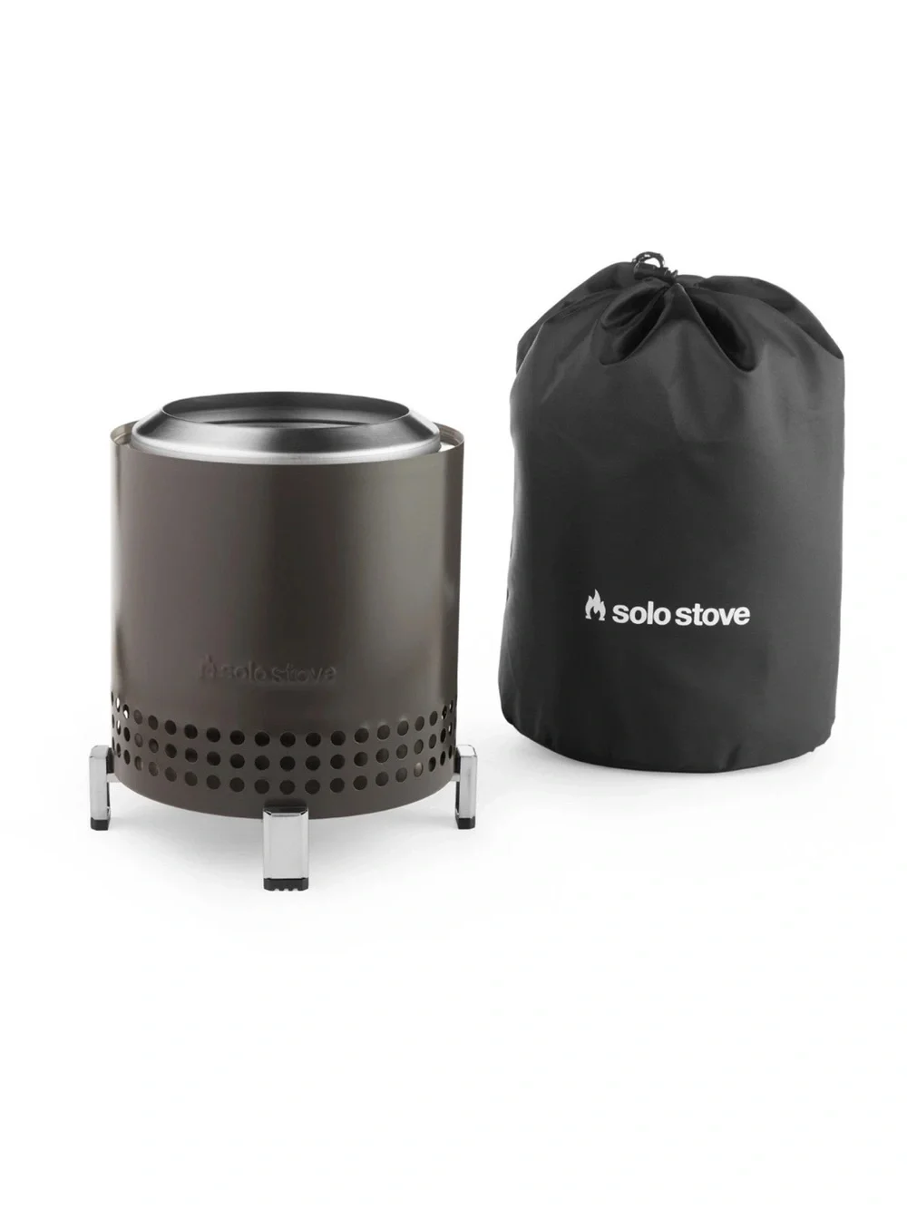 Solo Stove | Mesa XL Gunmetal Metallic Stainless Steel Table Top Fire Pit